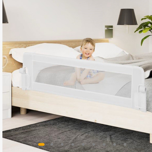 White baby bed - white,