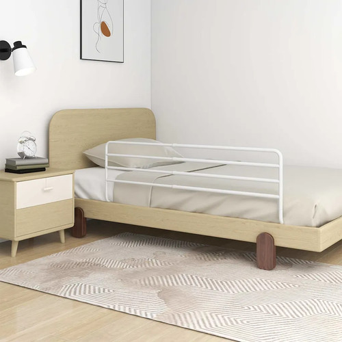 Toddler safety bed - rail, white