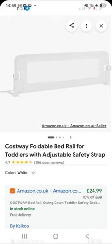 Brand new toddler bed - new,