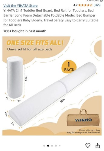 Yihata 2in1 toddler bed guard - yihata,